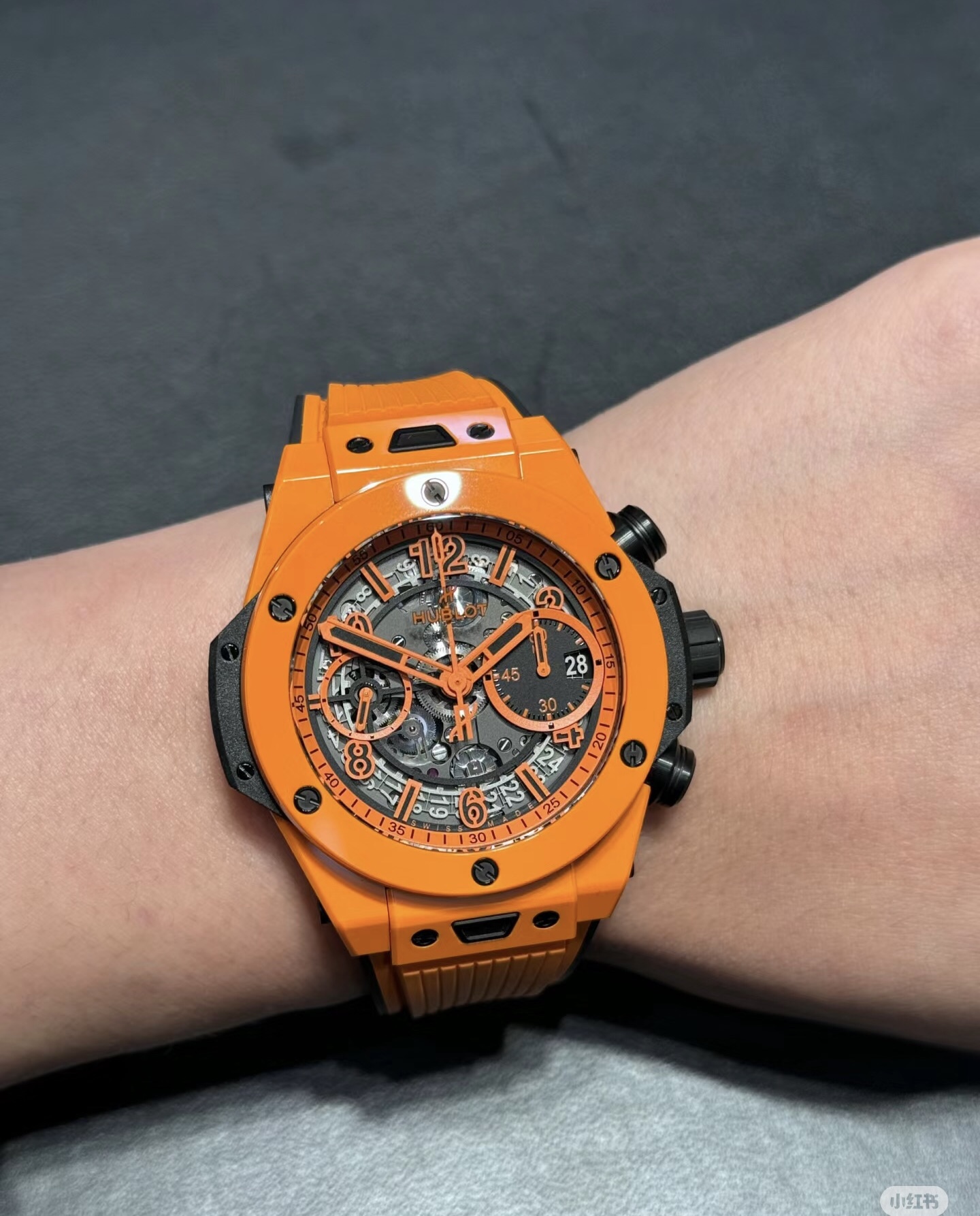 Hublot Big Bang Unico Orange Ceramic 42mm 441.CU.5910.RX