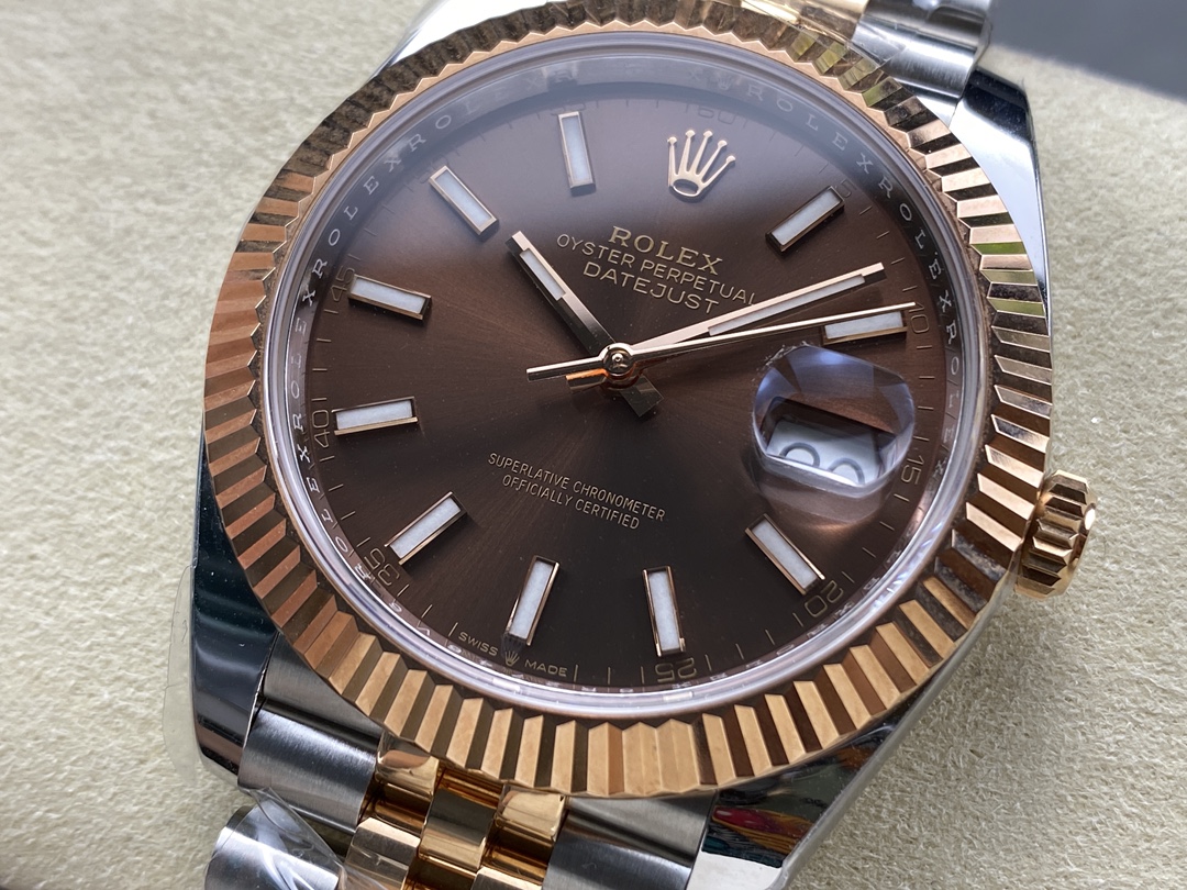 Rolex Datejust Automatic Rose Gold & Steel Watch m126331 0002