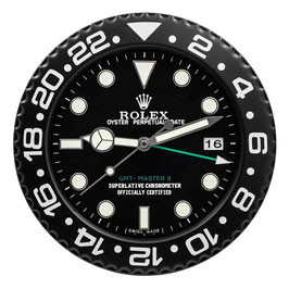 Rolex GMT Master Black Wall Clock