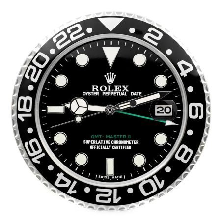 Rolex GMT Master Black Wall Clock