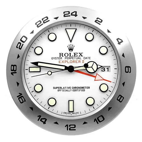 Rolex Explorer White dial Wall Clock