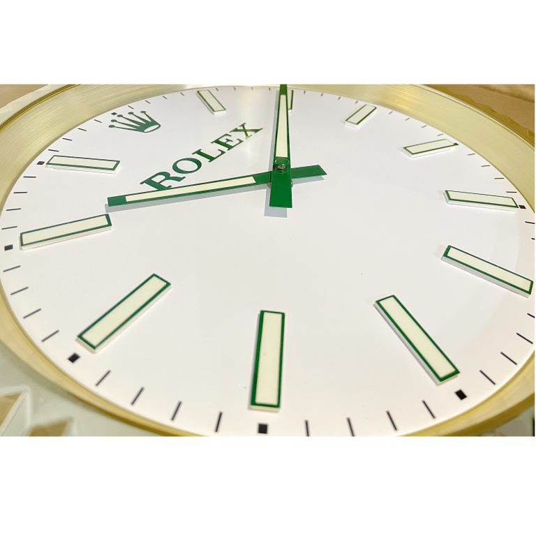 Rolex Presidential Gold Edition Luminous Dial Wall Clock