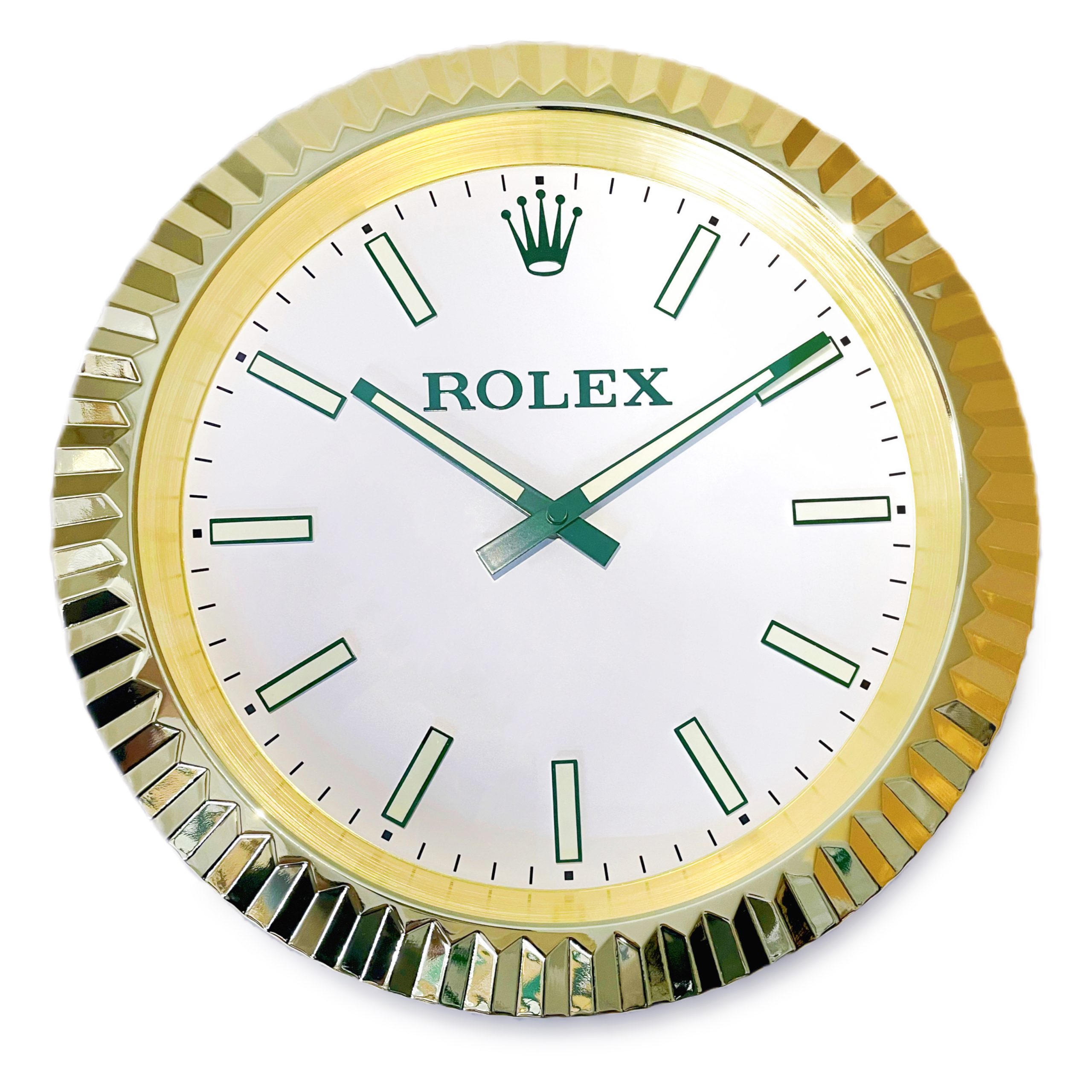 Rolex Presidential Gold Edition Luminous Dial Wall Clock