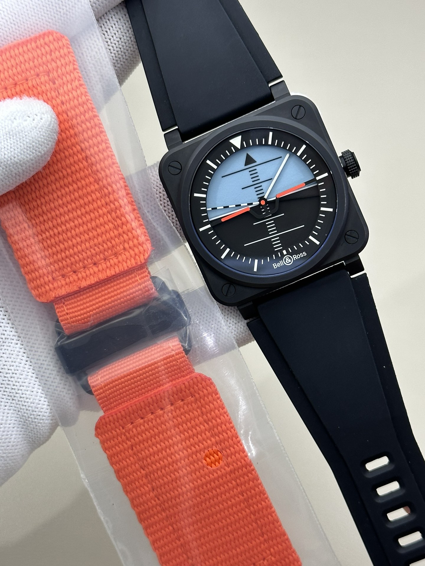 Bell & Ross BR-03 Horizon Limited Edition BR03A-HRZ-CE/SRB 41mm Automatic Mens Watch