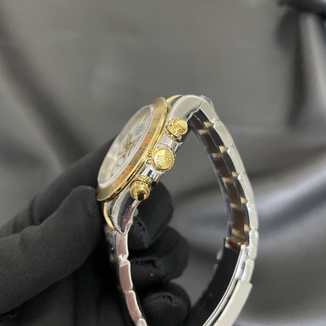 Rolex Two Tone Daytona 126503 White Dial Replica Watch