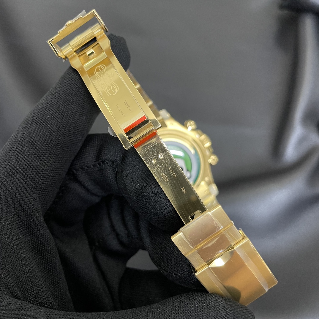 Rolex Daytona 40mm Yellow Gold Oyster Bracelet with Black Stick Dial 126508 0004