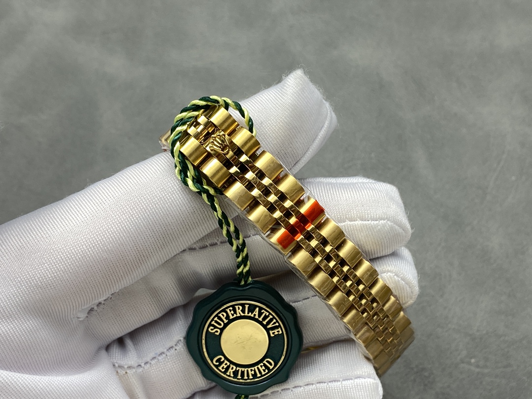 Rolex Datejust 279178 Champagne Diamond Dial Fluted Bezel 28mm Lady Replica Watch