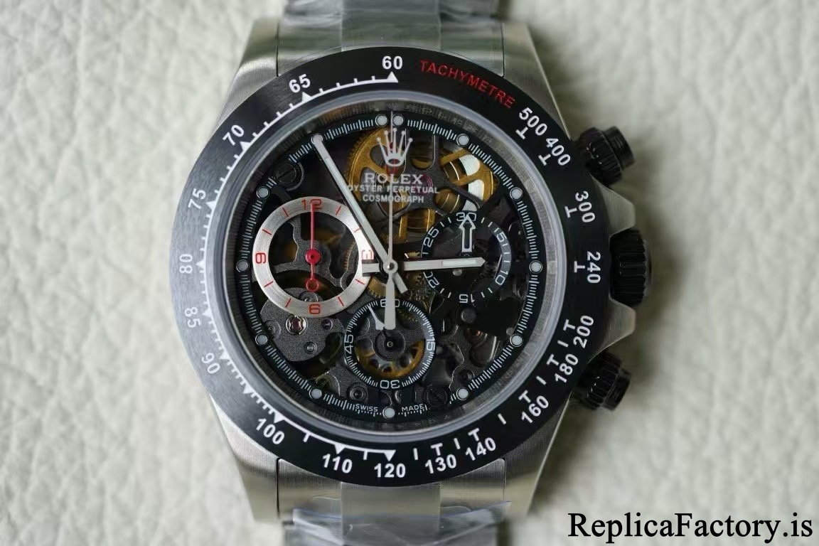 Rolex Daytona 116520 Artisans de Genève La Barrichello Skeleton 40mm Steel Replica Watch