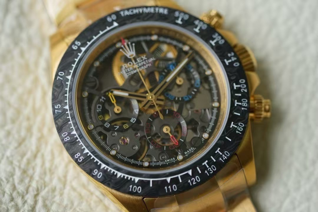 Rolex Daytona 116508 Artisans de Genève Skeleton Dial Steel Case Replica Watch