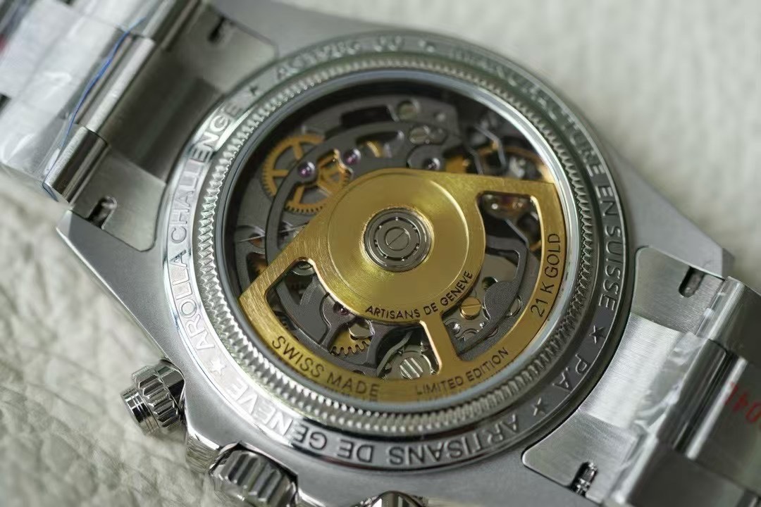 Rolex Daytona 116520 ADG Skeleton Dial Steel Bracelet Steel Case Replica Watch