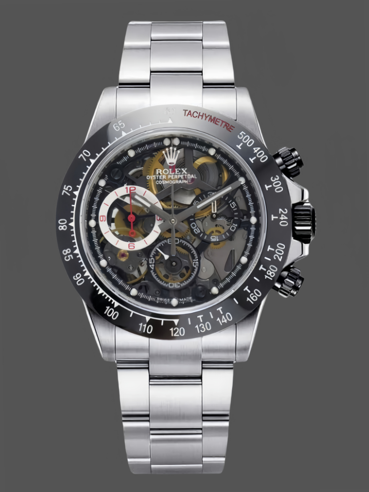 Rolex Daytona 116520 Artisans de Genève La Barrichello Skeleton 40mm Steel Replica Watch