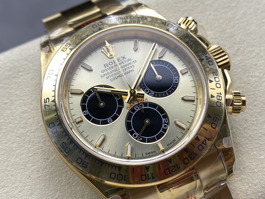 Rolex Daytona 126508 0006 Yellow Gold on Bracelet 1:1 Replica Watch