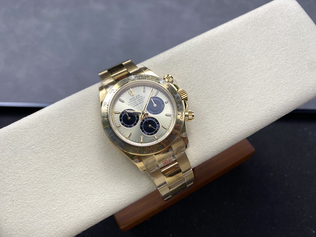 Rolex Daytona 126508 0006 Yellow Gold on Bracelet 1:1 Replica Watch