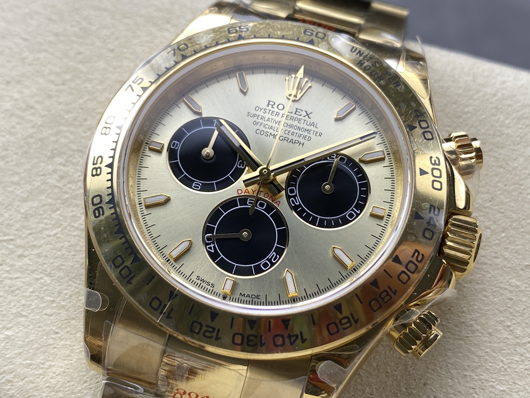 Rolex Daytona 126508 0006 Yellow Gold on Bracelet 1:1 Replica Watch