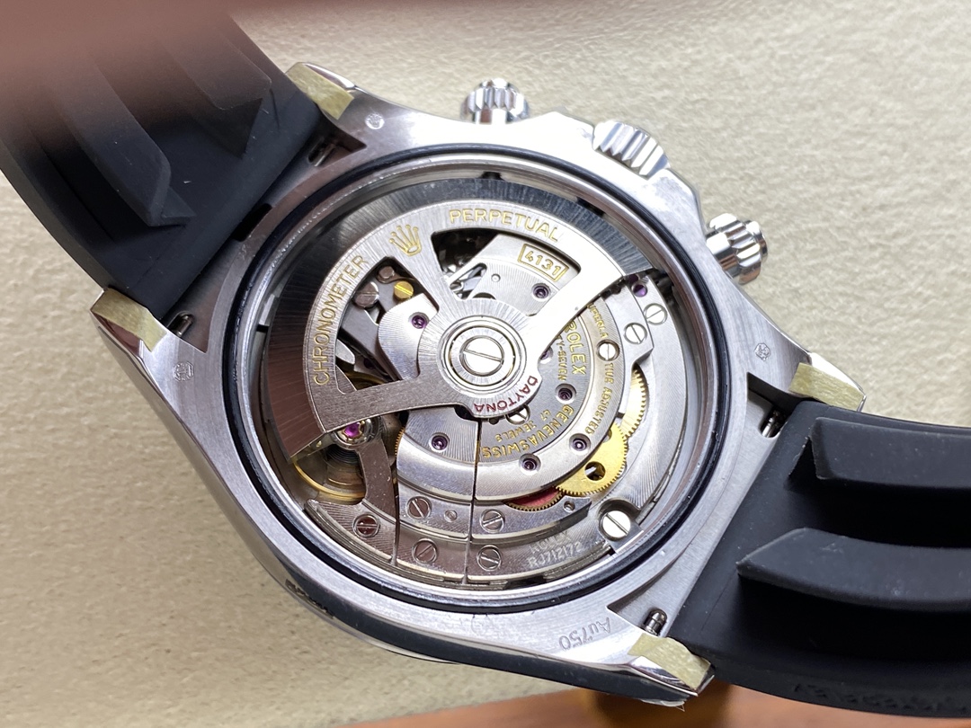 Rolex Daytona 116519 White Gold Automatic Black Dial Diamonds 40mm Mens Replica Watch