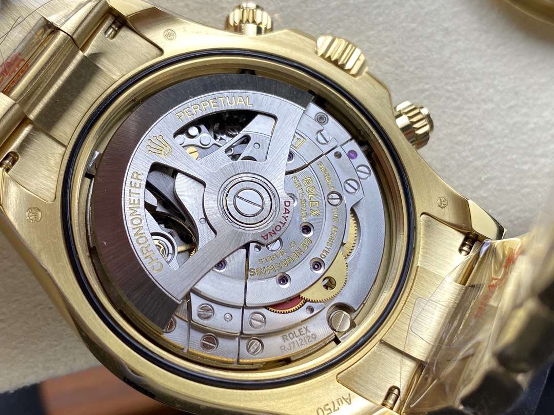 Rolex Daytona Cosmograph 126508 0003 Yellow Gold Black Dial Replica Watch