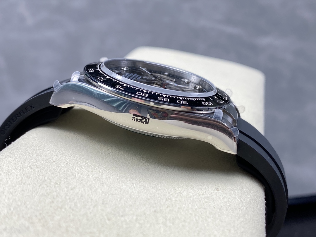 Rolex Daytona 116519 White Gold Automatic Black Dial Diamonds 40mm Mens Replica Watch