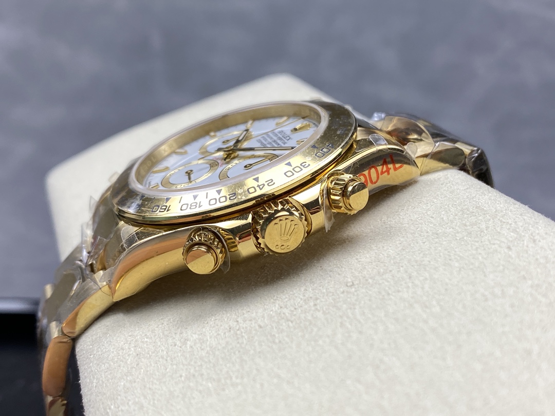 Rolex Daytona 126508 0001 18K Yellow gold White Dial Replica Watch