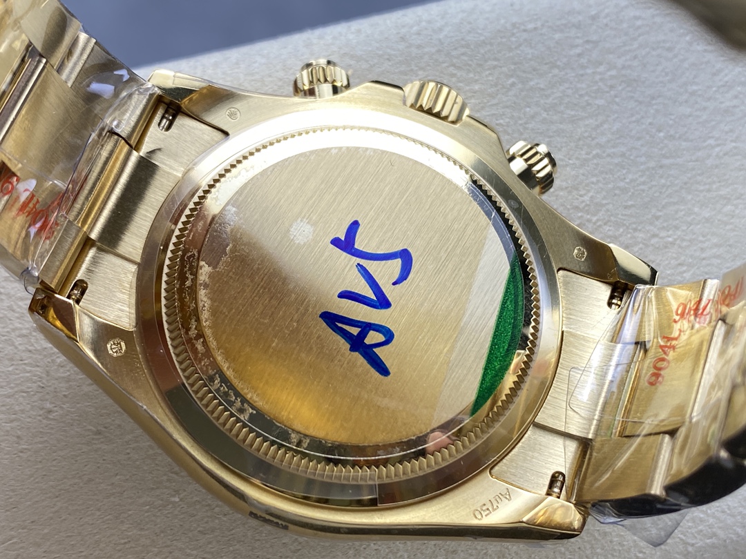 Rolex Daytona Cosmograph 126508 0003 Yellow Gold Black Dial Replica Watch