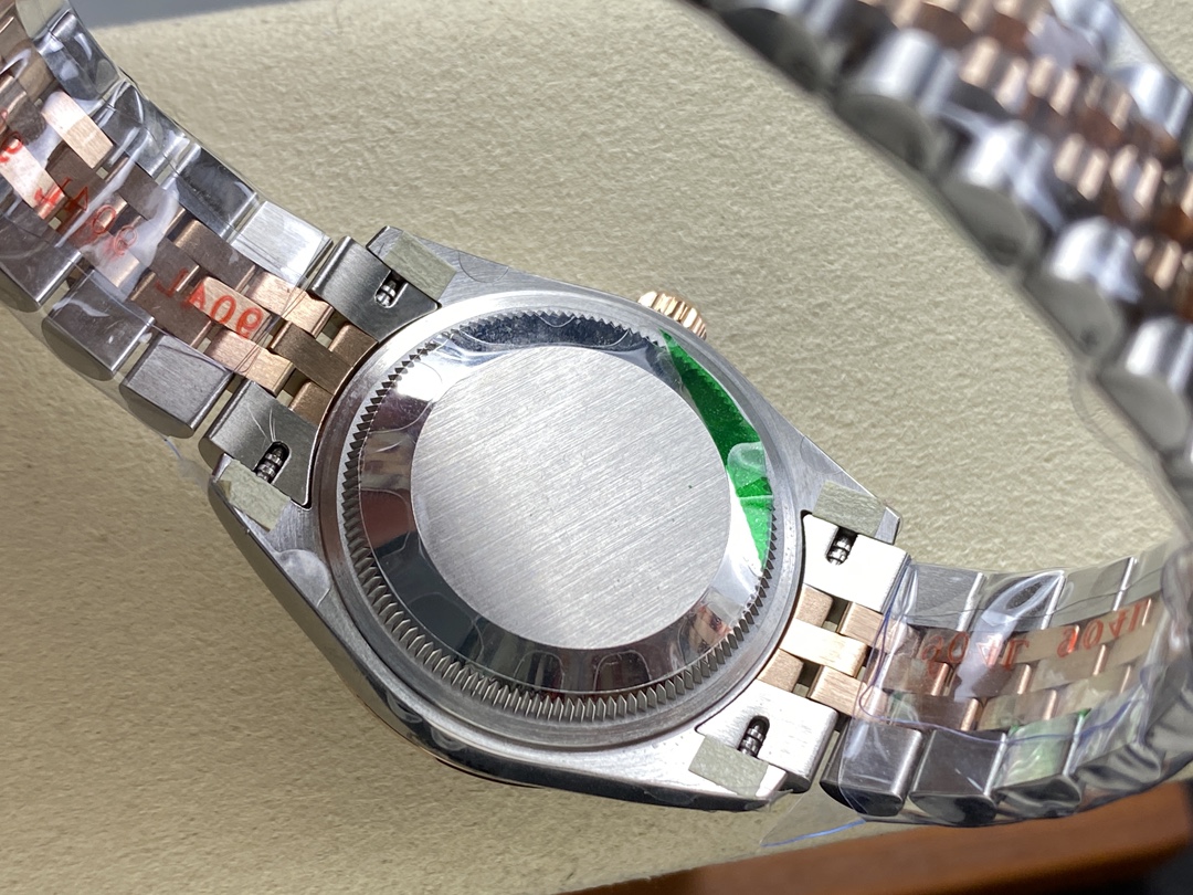 Rolex Datejust 31 m278381RBR 0028 Rose Gold Chocolate Diamond Dial Diamond Bezel Lady Watch