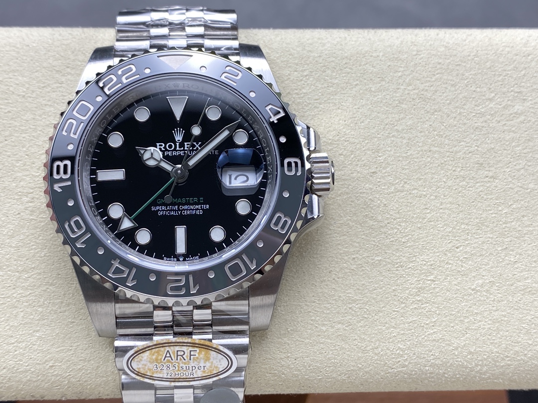 Rolex Gmt Master II Automatic Black Dial M126710GRNR 0003 40mm