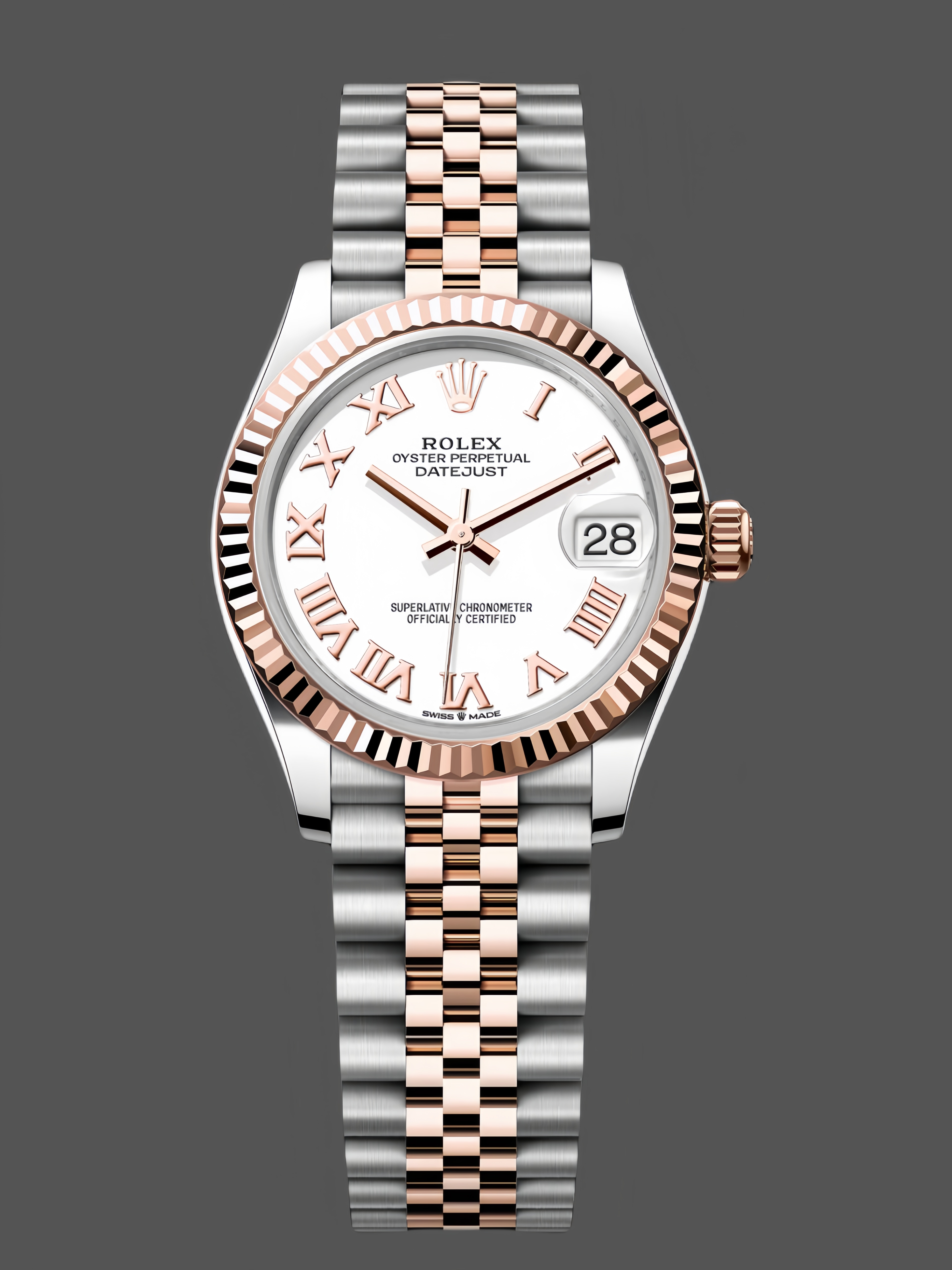 Rolex Datejust 31 White Roman Numeral Dial 278271 0002 Watch