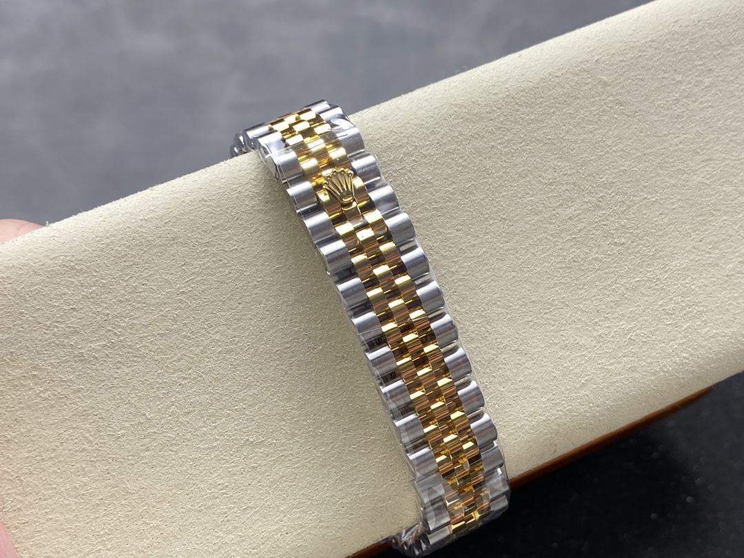 Rolex Datejust 31mm Stainless Steel and Yellow Gold 278383RBR 0022 Grey Diamond Jubilee