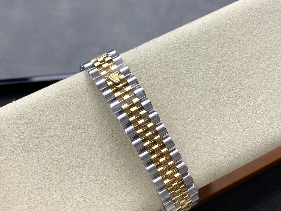 Rolex Datejust 31mm Stainless Steel and Yellow Gold 278383RBR 0018 Grey VI Roman Jubilee