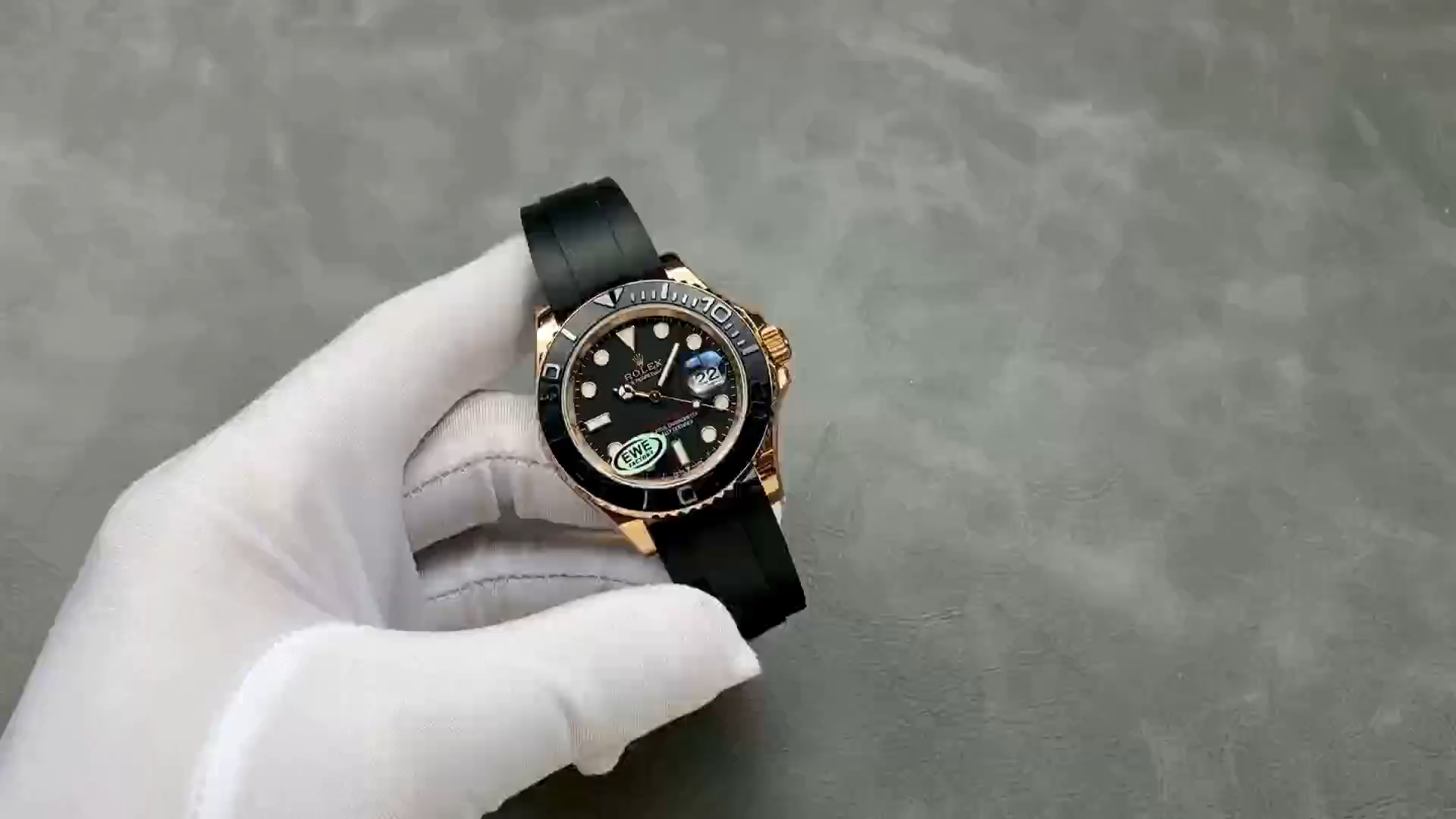 Rolex Yacht-Master 126655 40mm Automatic Black Dial 18kt Everose Gold Watch