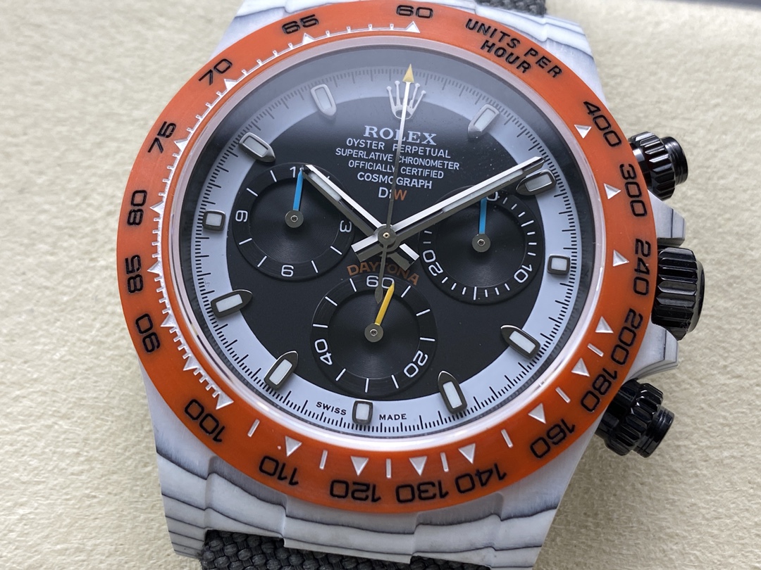 Rolex Daytona Cosmograph DiW Ocellaris Quartz Fibre 40mm Mens Watch