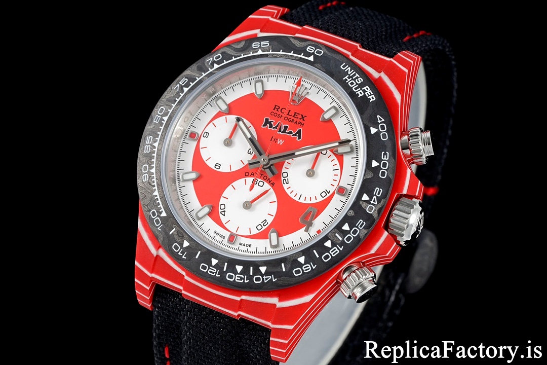 Rolex Daytona Diw x Kakha Kaladze Customised Oyster Red Quartz Carbon Fiber 40mm