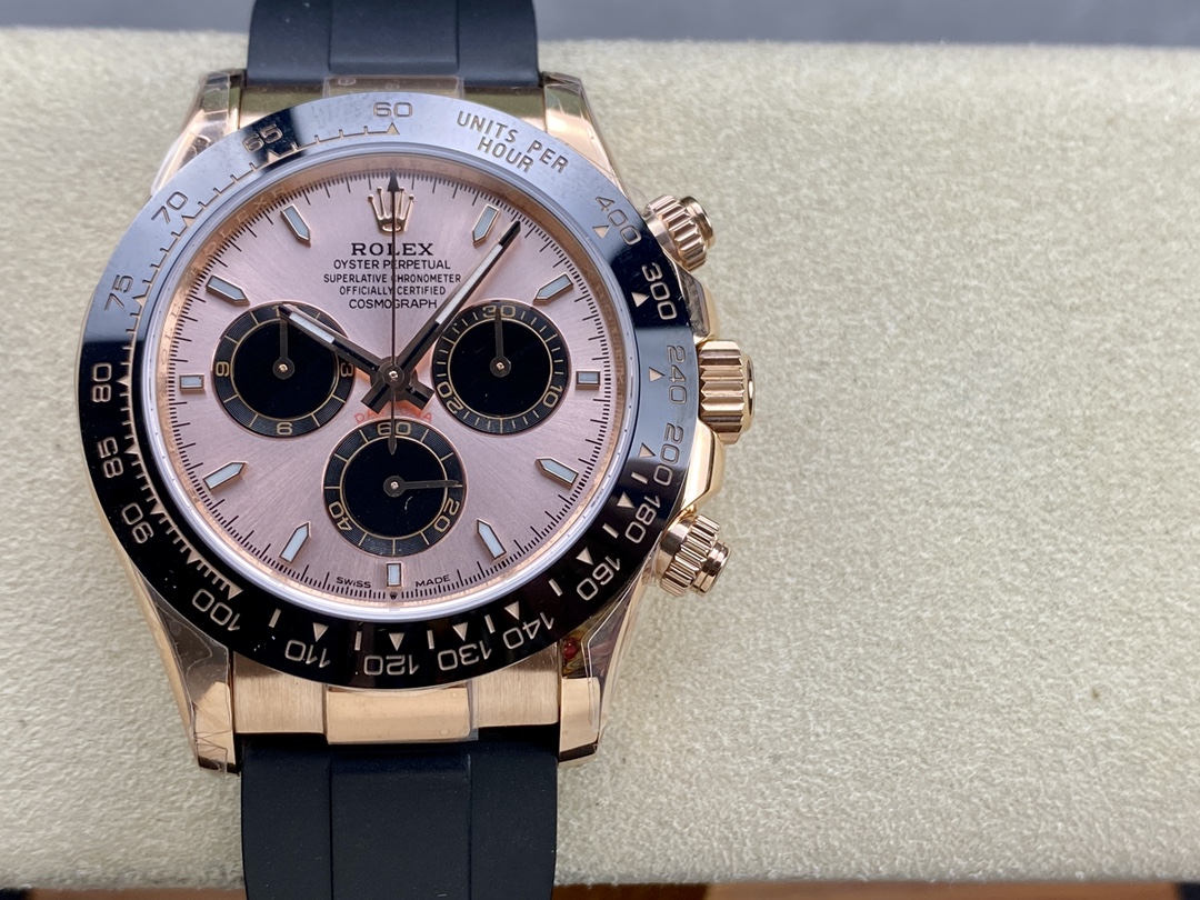 Rolex Daytona 126515LN 0006 Sundust 40mm Everose Gold Oysterflex