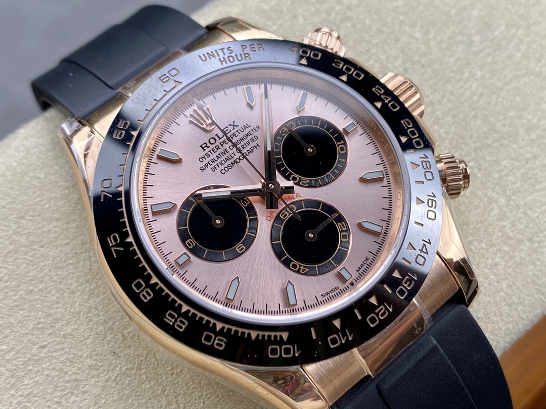 Rolex Daytona 126515LN 0006 Sundust 40mm Everose Gold Oysterflex