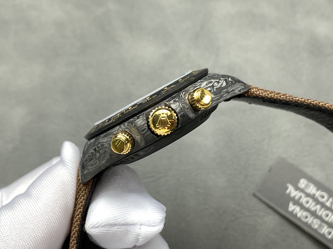 Rolex Daytona DiW Black Gold Customised  NTPT Carbon Fiber 40mm