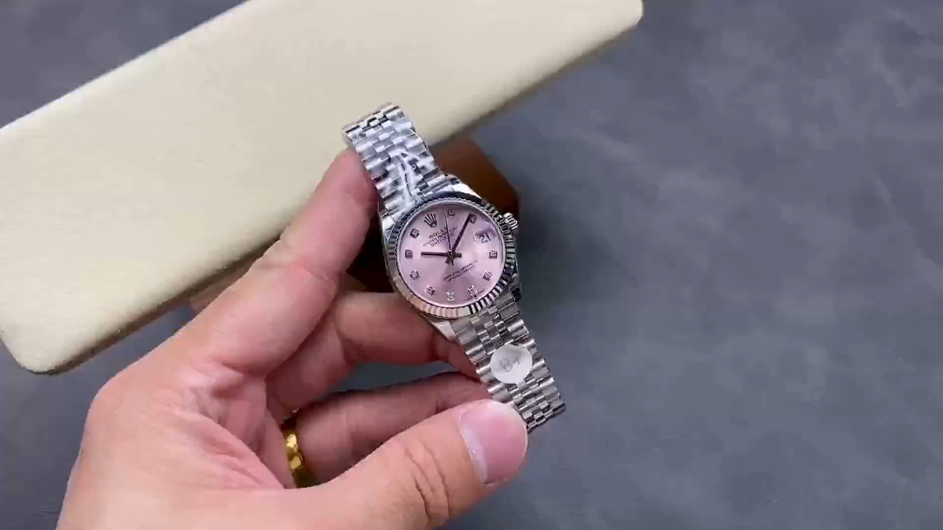 Rolex Datejust 31 Pink Dial Diamonds Jubilee 278274 0032 Women's Watch