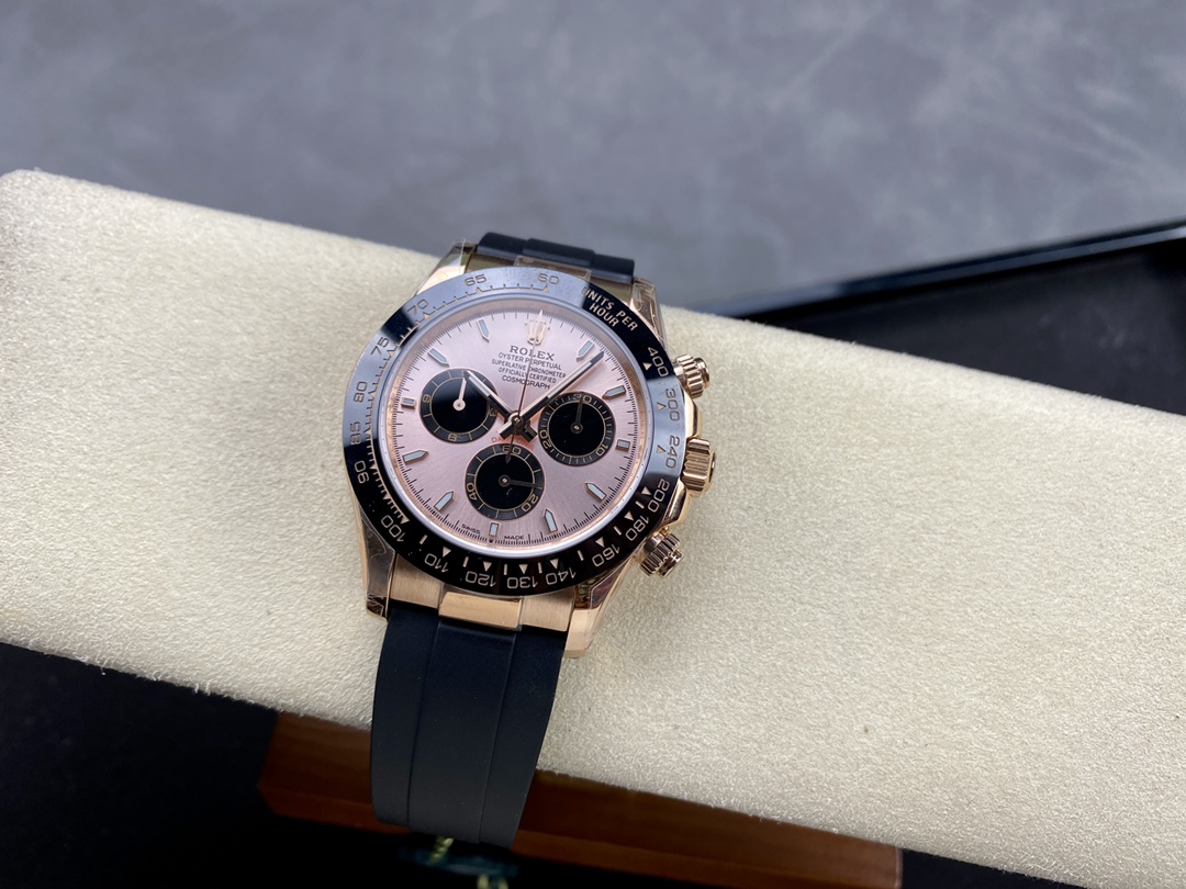 Rolex Daytona 126515LN 0006 Sundust 40mm Everose Gold Oysterflex