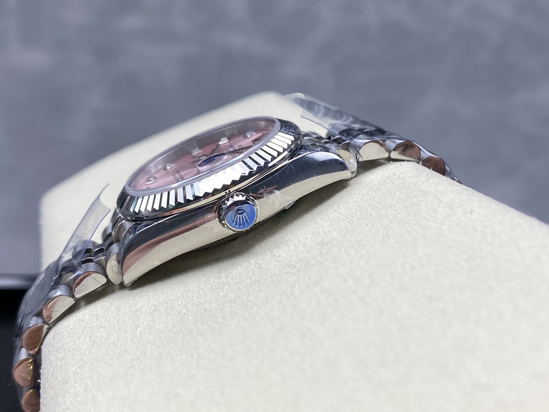 Rolex Datejust 31 Pink Dial Diamonds Jubilee 278274 0032 Women's Watch