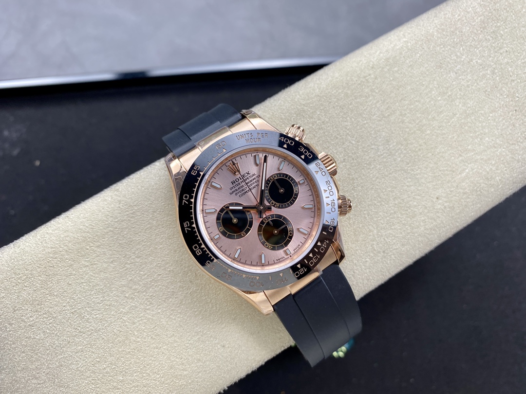Rolex Daytona 126515LN 0006 Sundust 40mm Everose Gold Oysterflex