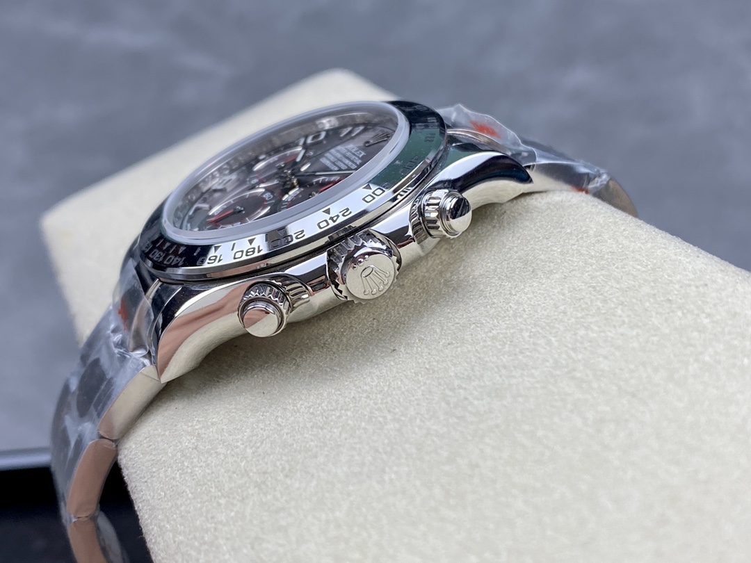 Rolex Cosmograph Daytona 116509 Gray Arabic Dial White Gold 40MM Mens Replica Watch