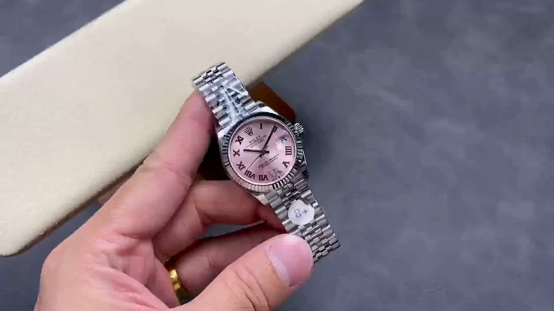 Rolex Datejust 31 Pink Dial Diamond VI 278274 0024 Women's Watch