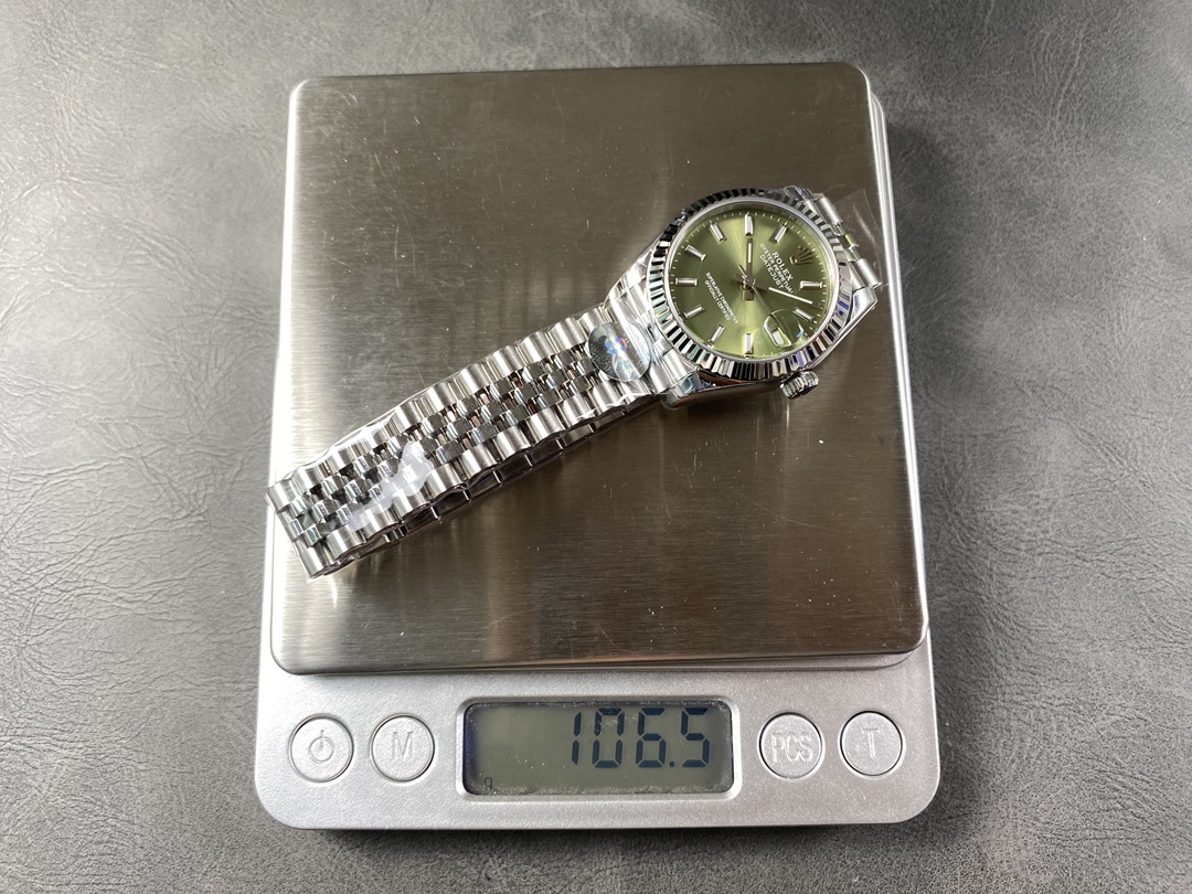 Rolex Datejust 31mm Stainless Steel 278274 0018 Mint Green Index Jubilee