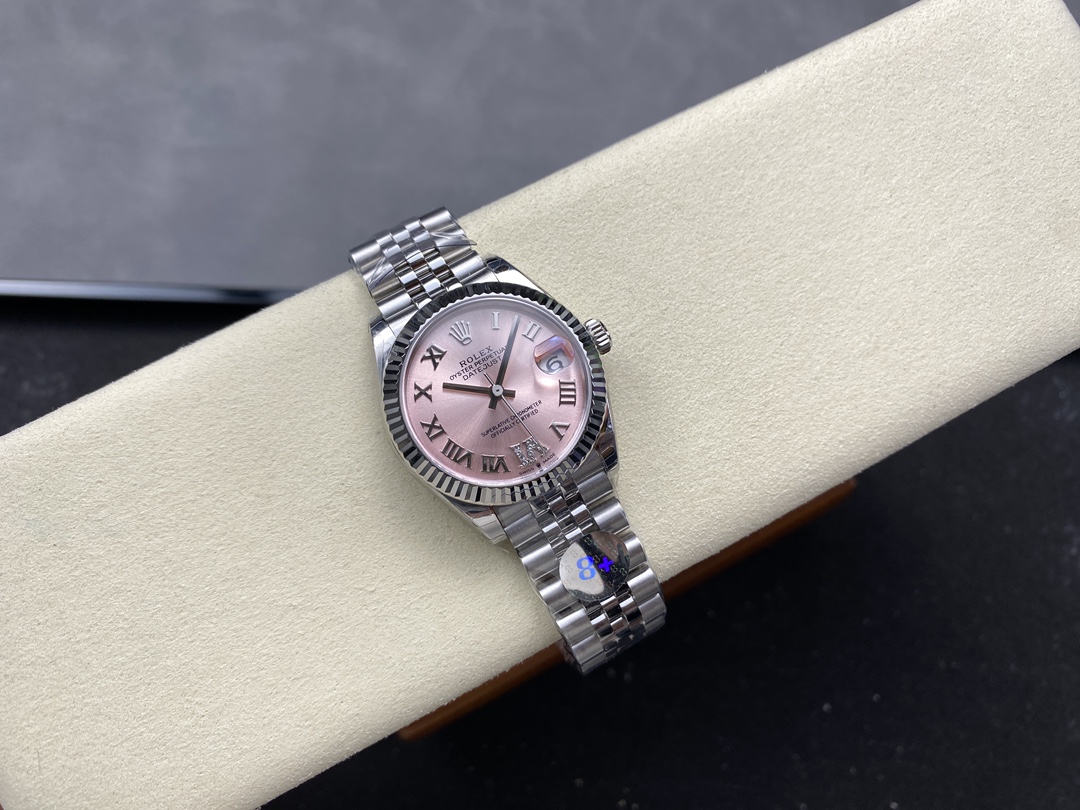 Rolex Datejust 31 Pink Dial Diamond VI 278274 0024 Women's Watch