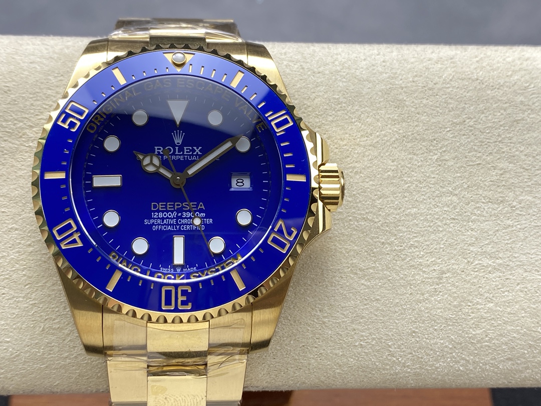 Rolex New 2024 Release Deepsea Gold Blue Dial 136668LB
