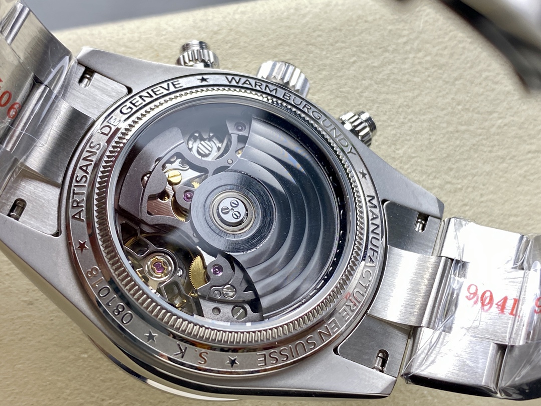 Rolex Daytona Artisans de Genève Customized 40mm Burgundy Purple dial Mens Watch