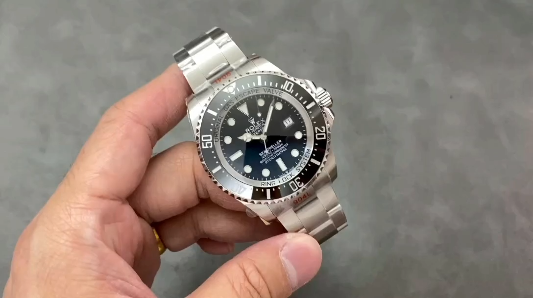 Rolex Deepsea 126660 Black Dial Oyster Steel 44mm Mens replica watch