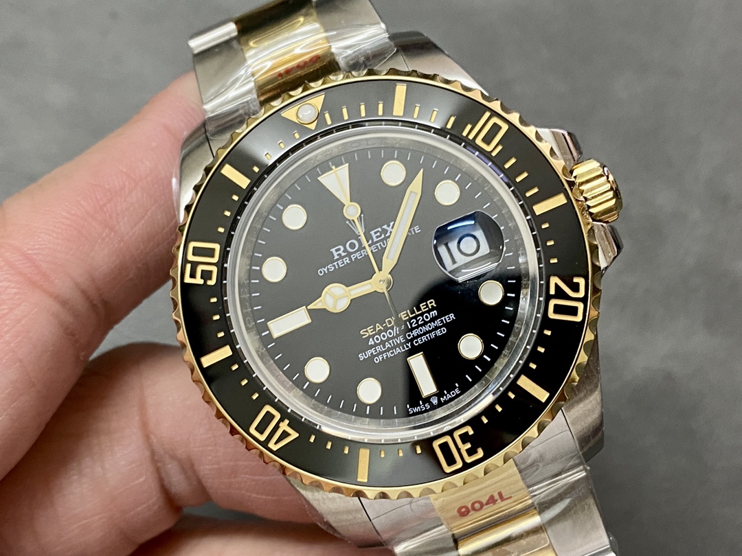 Rolex Sea Dweller Black Dial Oyster Bracelet 126603 0001 Men's Watch