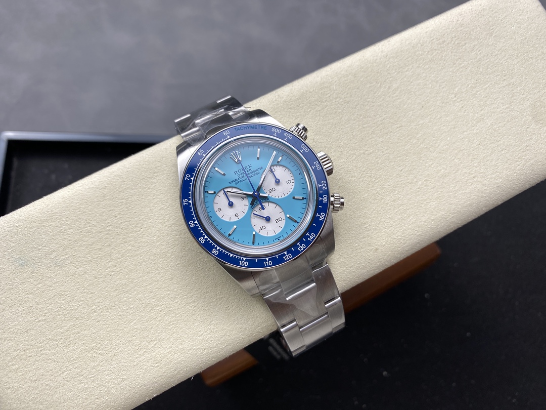 Rolex Daytona Artisans de Genève Customized 40mm Blue Dial Mens Watch