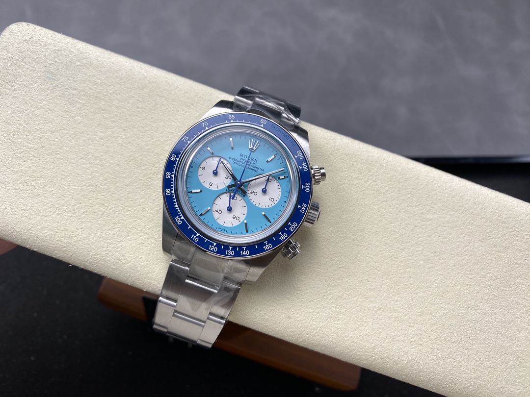 Rolex Daytona Artisans de Genève Customized 40mm Blue Dial Mens Watch