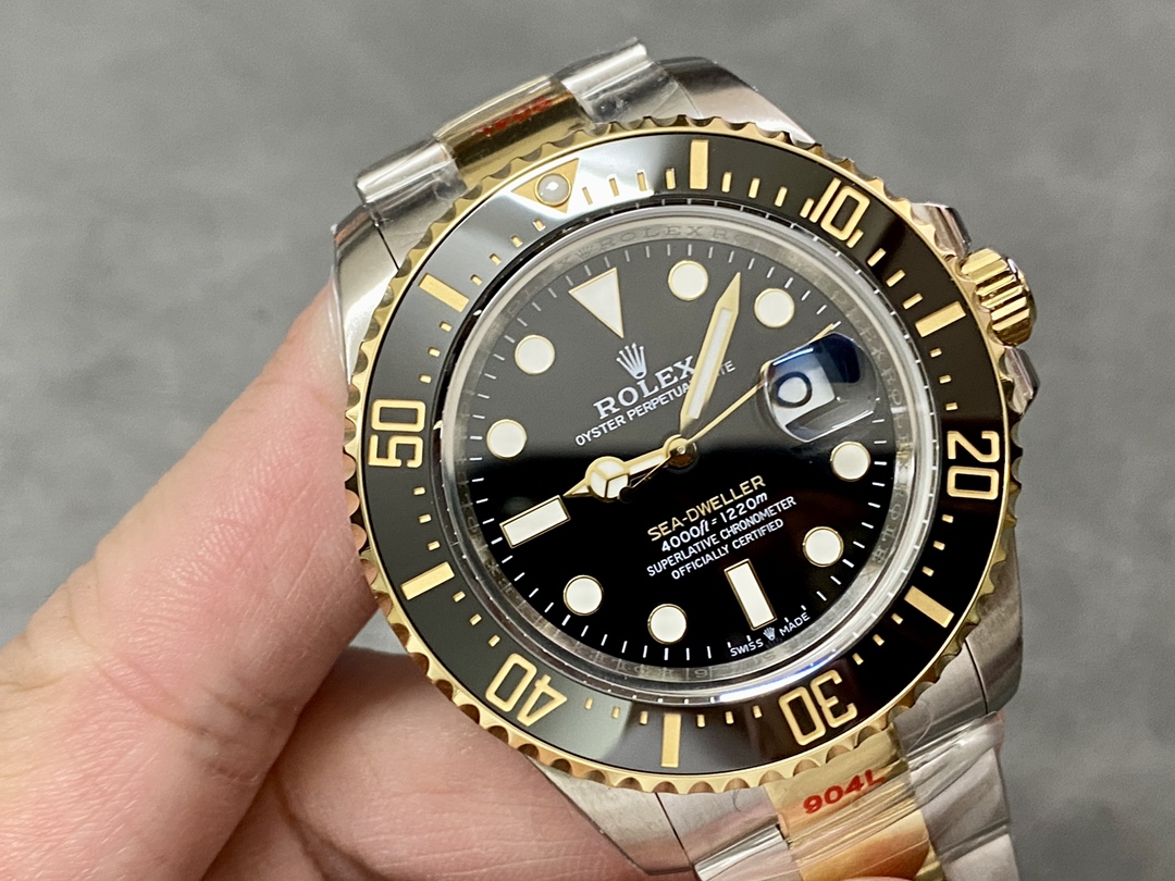 Rolex Sea Dweller Black Dial Oyster Bracelet 126603 0001 Men's Watch