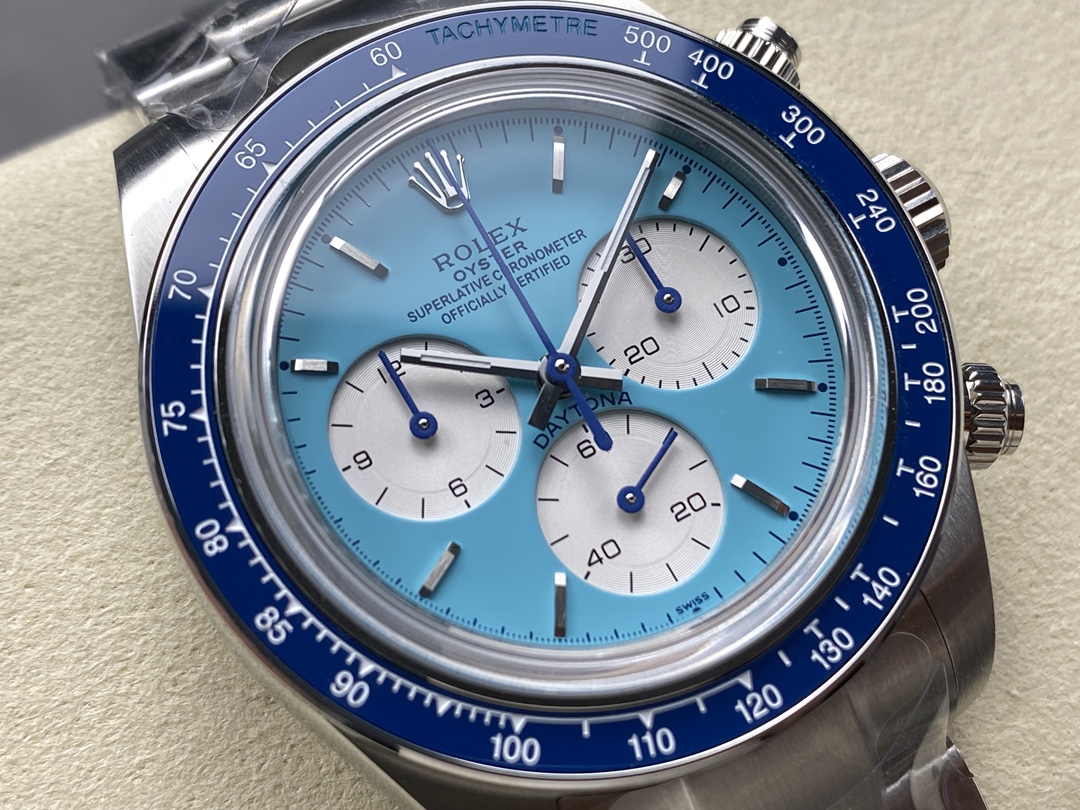 Rolex Daytona Artisans de Genève Customized 40mm Blue Dial Mens Watch